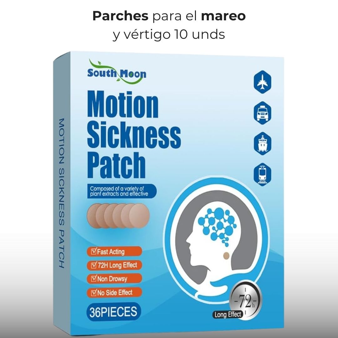 Parches para el mareo y vértigo 10 unds