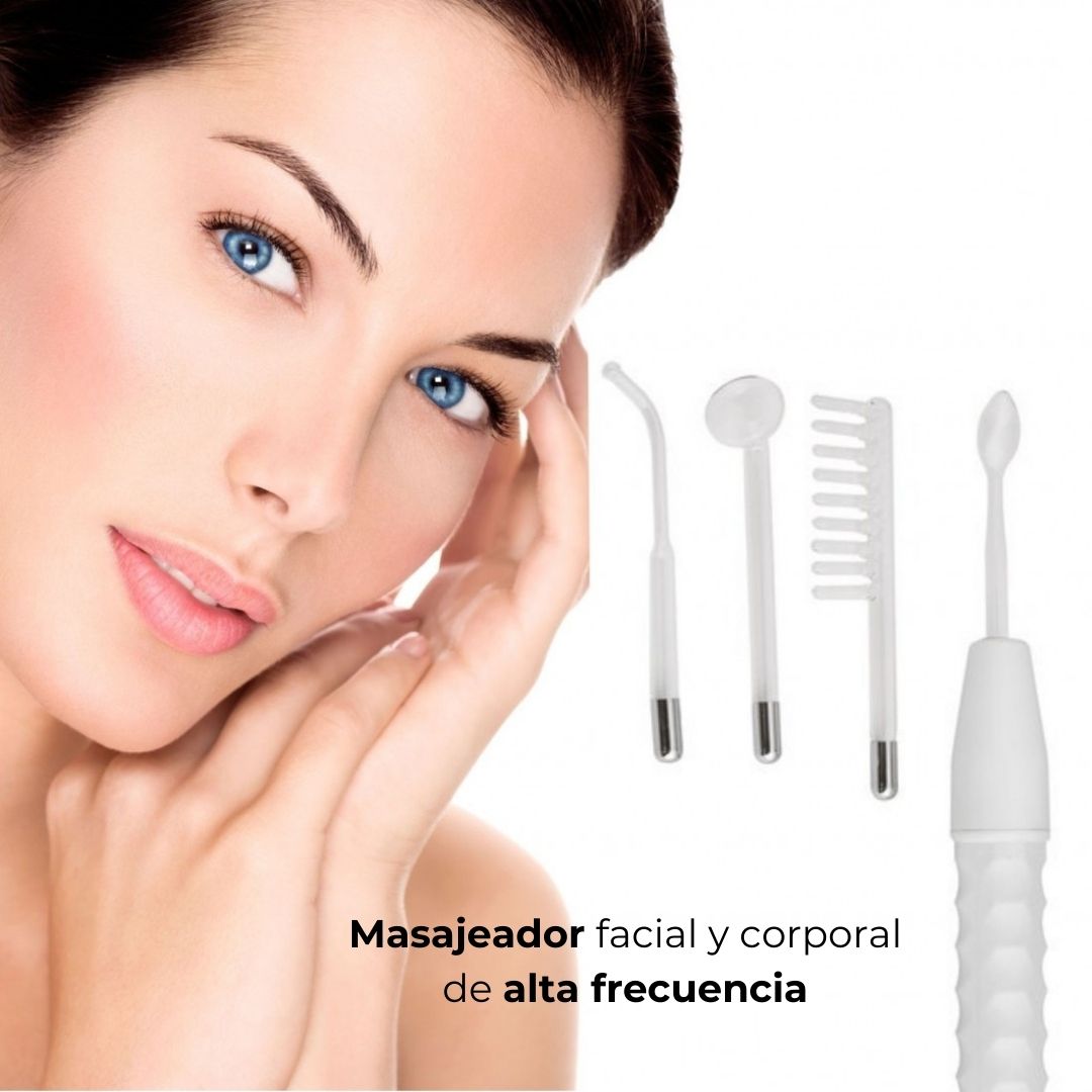Masajeador facial y corporal de alta frecuencia