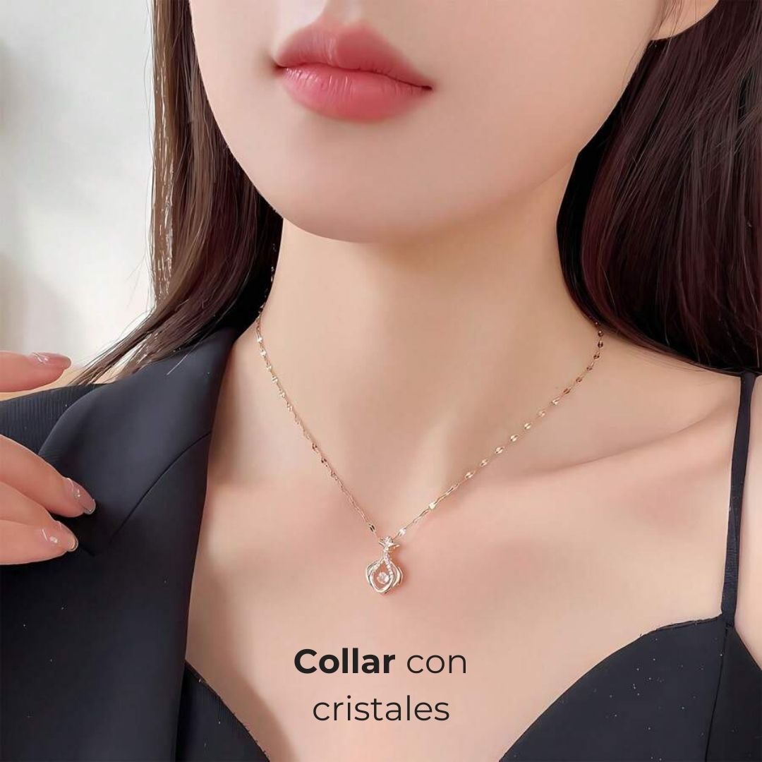 Collar con cristales
