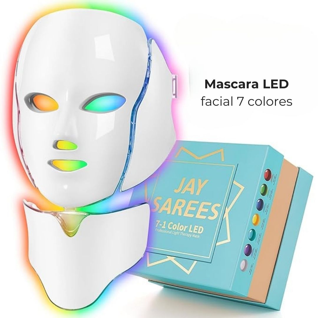 Mascara LED facial 7 colores
