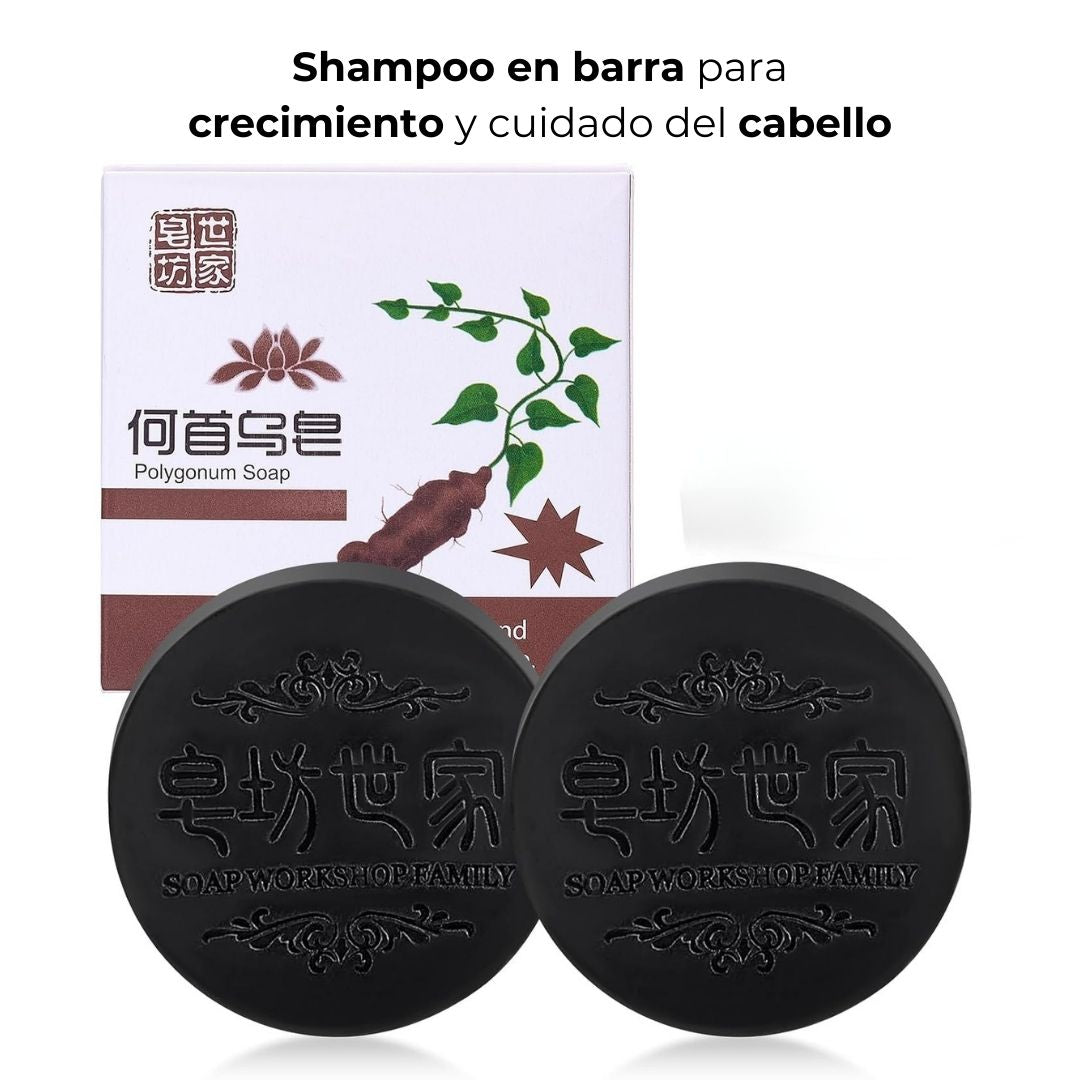 Shampoo en barra para crecimiento y cuidado del cabello