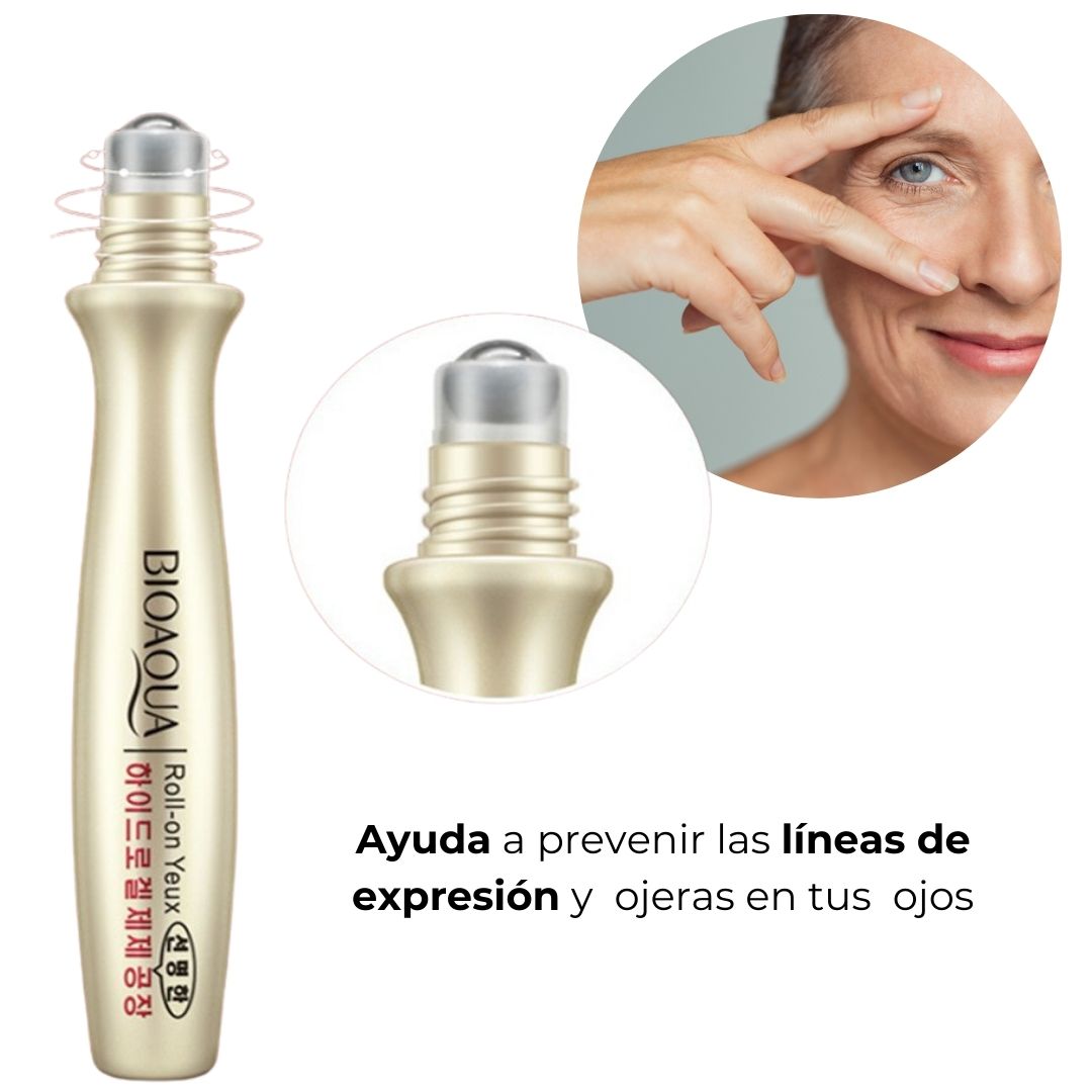 Bioaqua contorno de ojos roll on x 2 unds