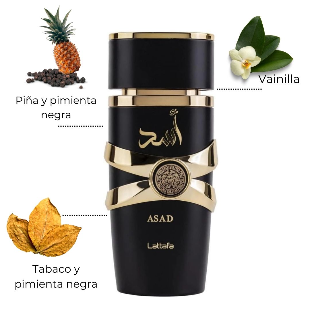 Perfume Asad lattafa 3x2 unds