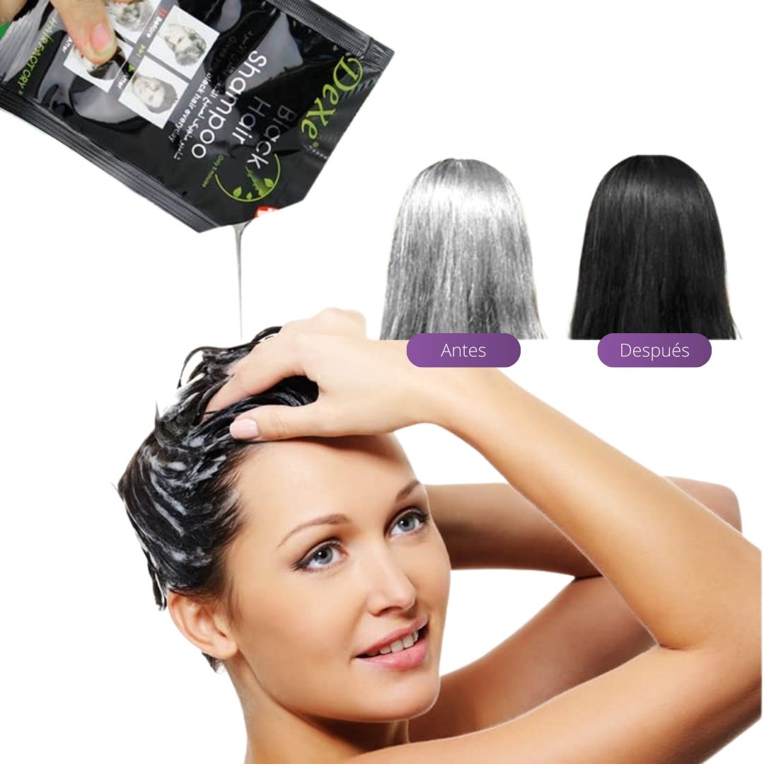 Caja de shampoo cubre canas x 10 sobres