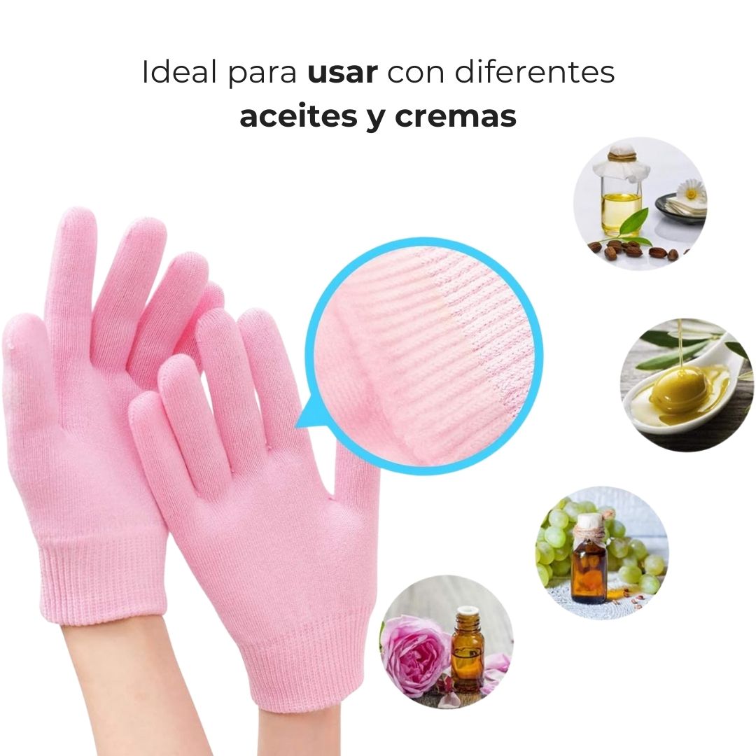 Guantes y medias hidratantes tipo spa