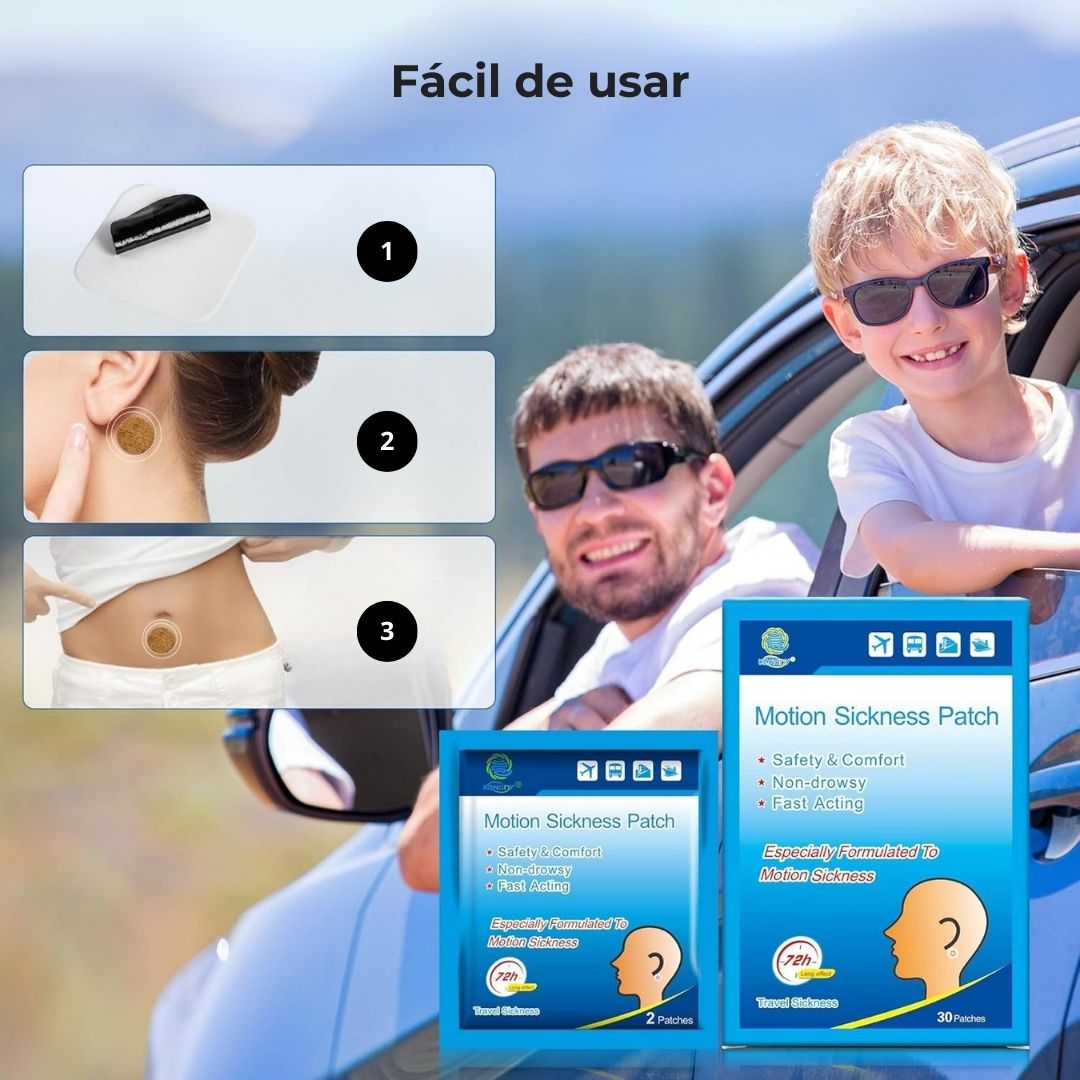 Parches para el mareo y vértigo 10 unds