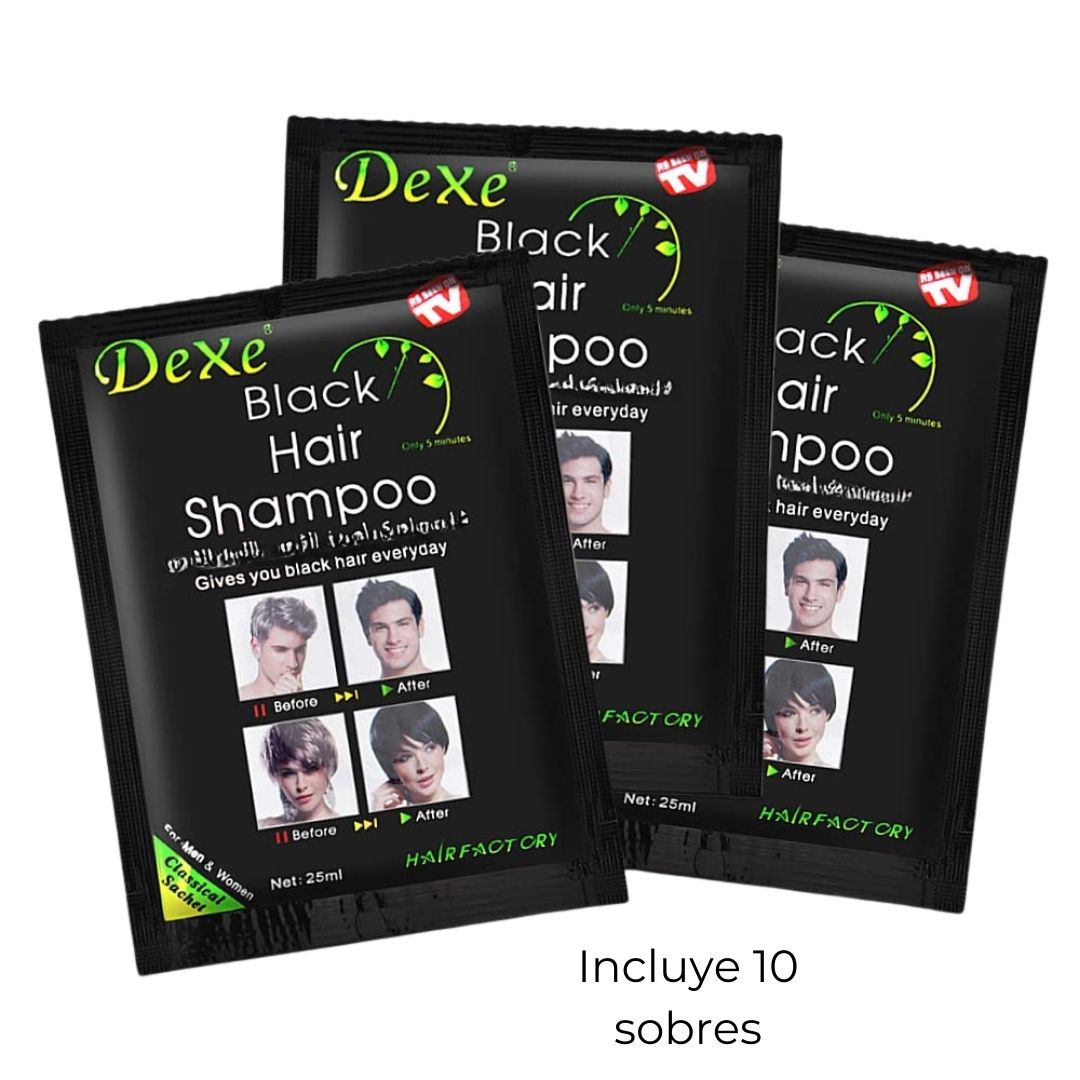Caja de shampoo cubre canas x 10 sobres