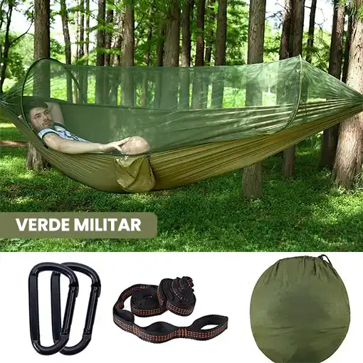 Hamaca 2 en 1 con Toldo⛰️🍃
