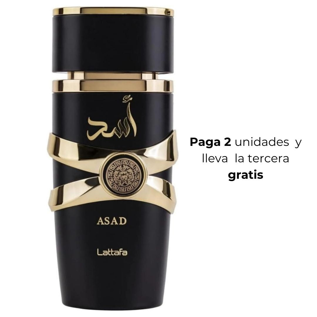 Perfume Asad lattafa 3x2 unds