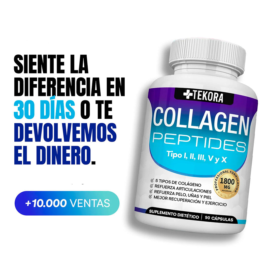 💙 Colágeno 100% Puro Anti-Edad – Fórmula Profesional✨Rejuvenece Tu Piel, Fortalece Tu Cuerpo, Recupera Tu Confianza ✨