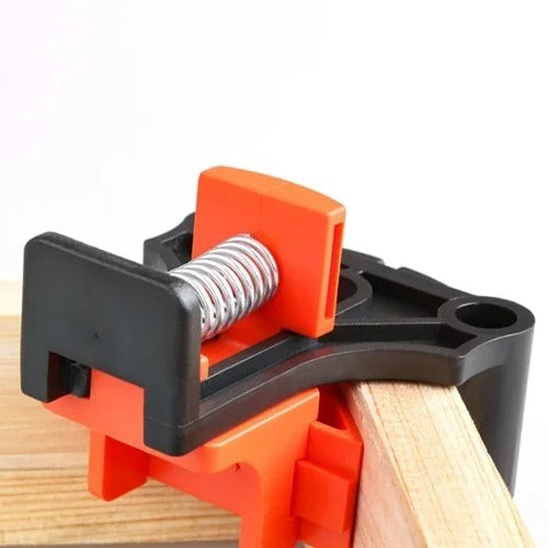 KIT DE ABRAZADERAS DE MADERA PROFESIONAL 90° (4 UNIDADES)🧰