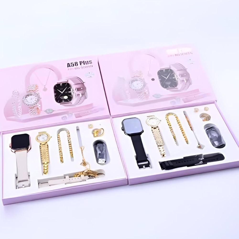 Smartwatch A58 plus + Set de joyas