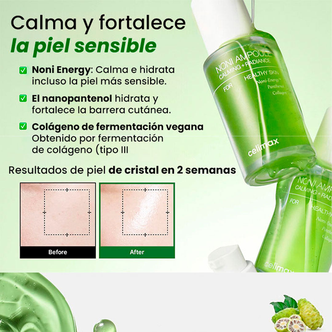 Noni Glow Ampolla ✨Refuerza la idea de energía + brillo + juventud de la piel