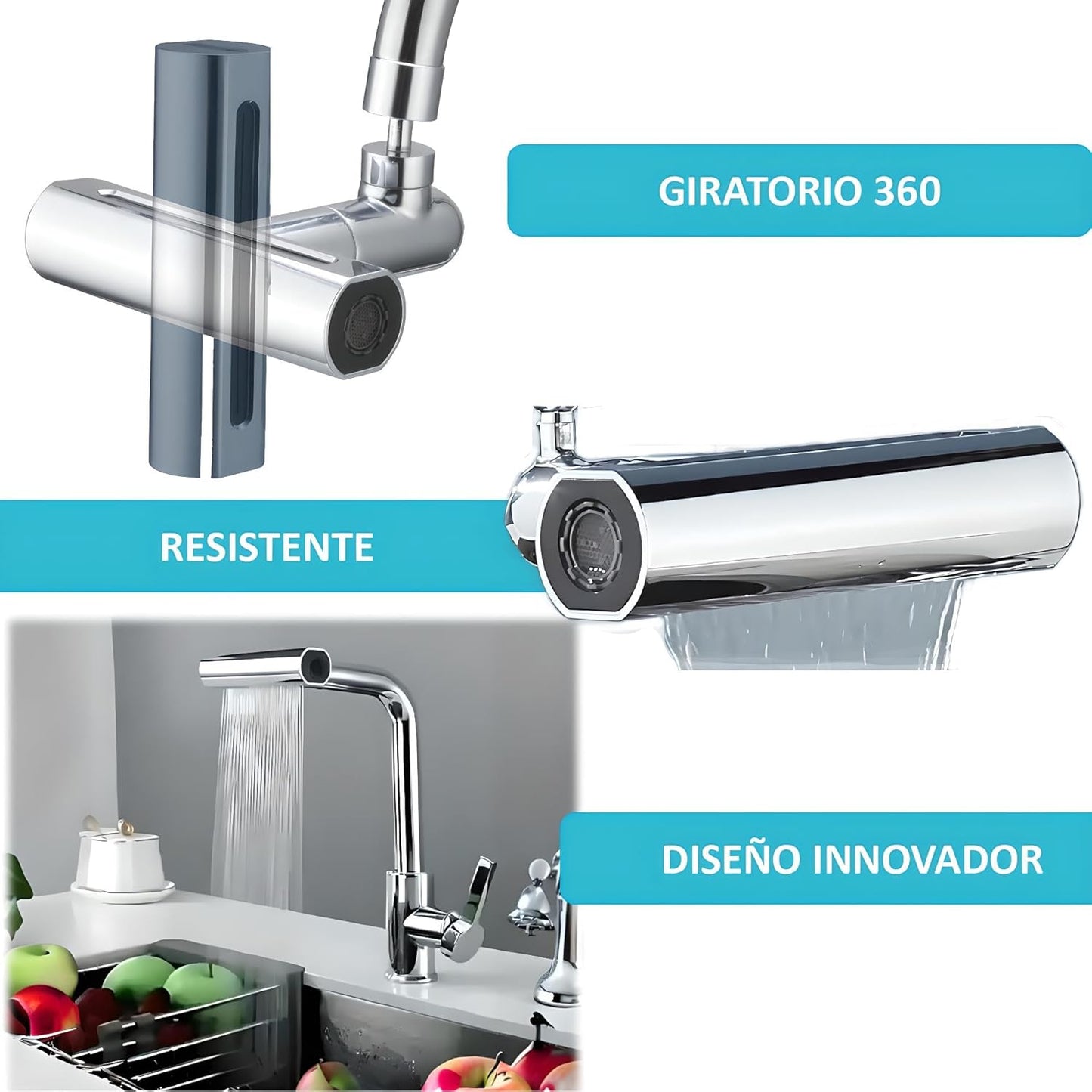 Grifo Cascada – Elegancia y Flujo Suave para tu Baño o Cocina🚰💧