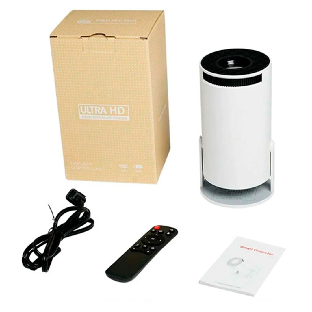 Proyector Smart HY300 Pro – Cine Portátil con Android TV y WiFi📲🔭