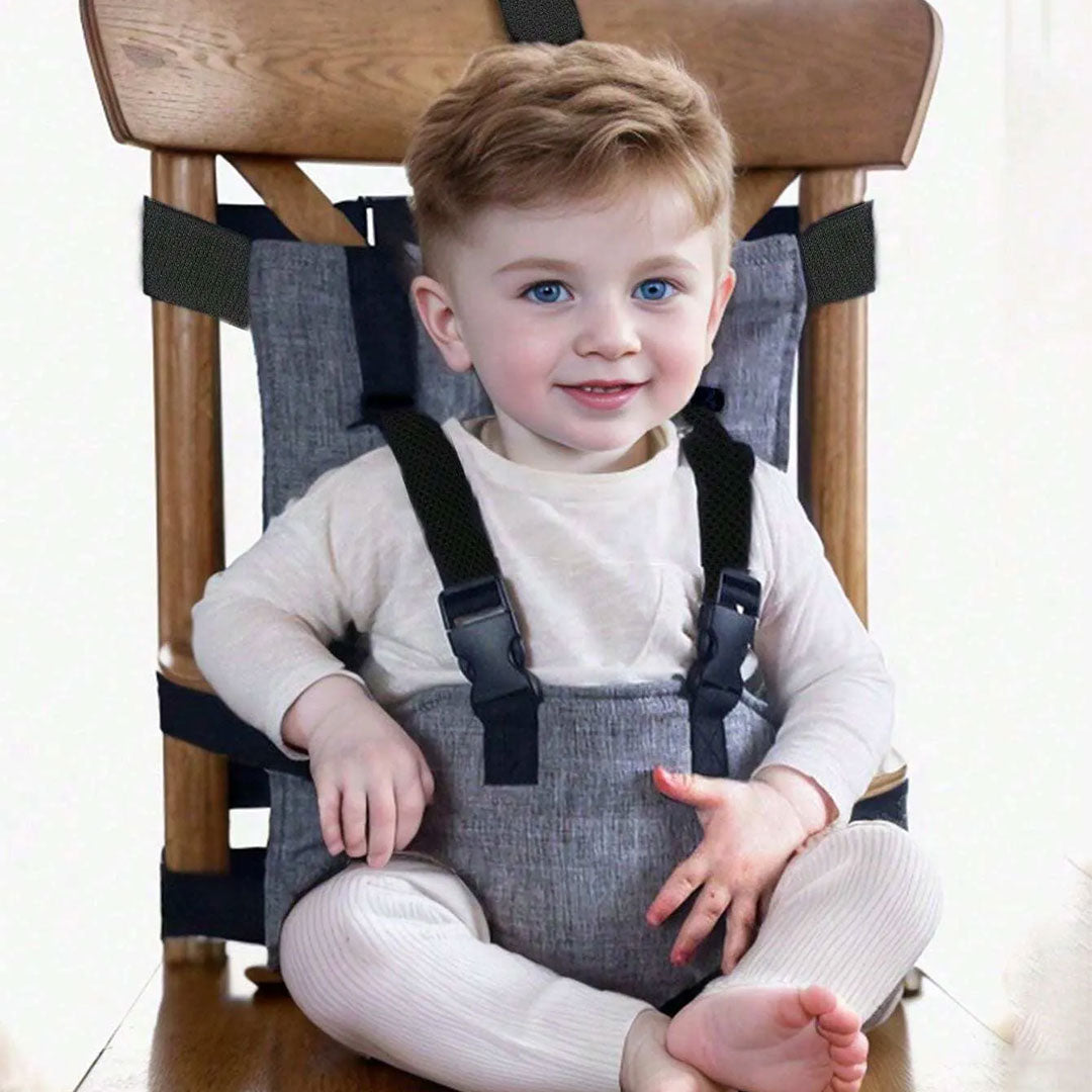 Cinturon Arnés portátil: Conviertes cualquier silla en un asiento seguro para tu bebé 🪑❤️