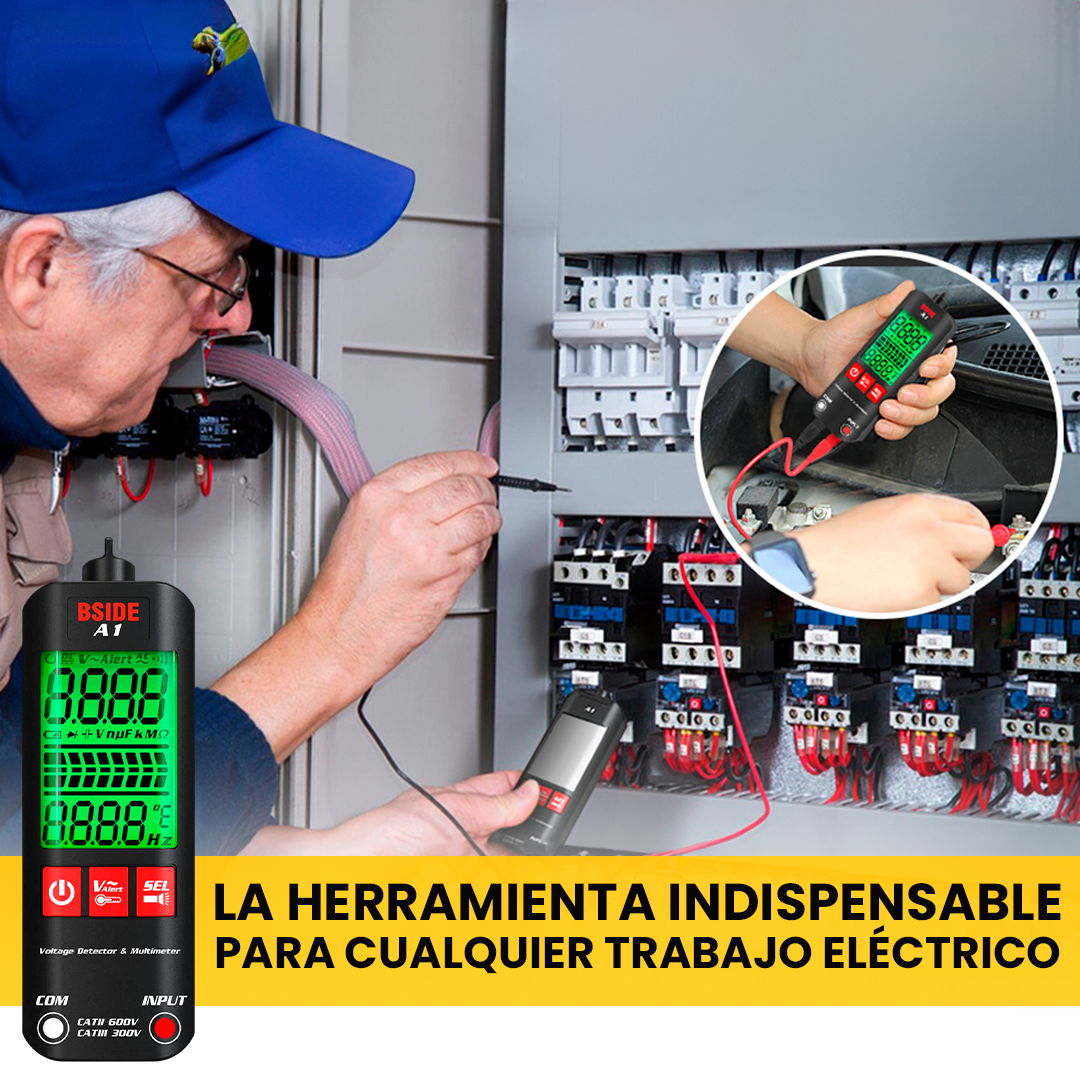 Multímetro Digital B-SIDE PRO – Precisión Total en Tus Mediciones🧰