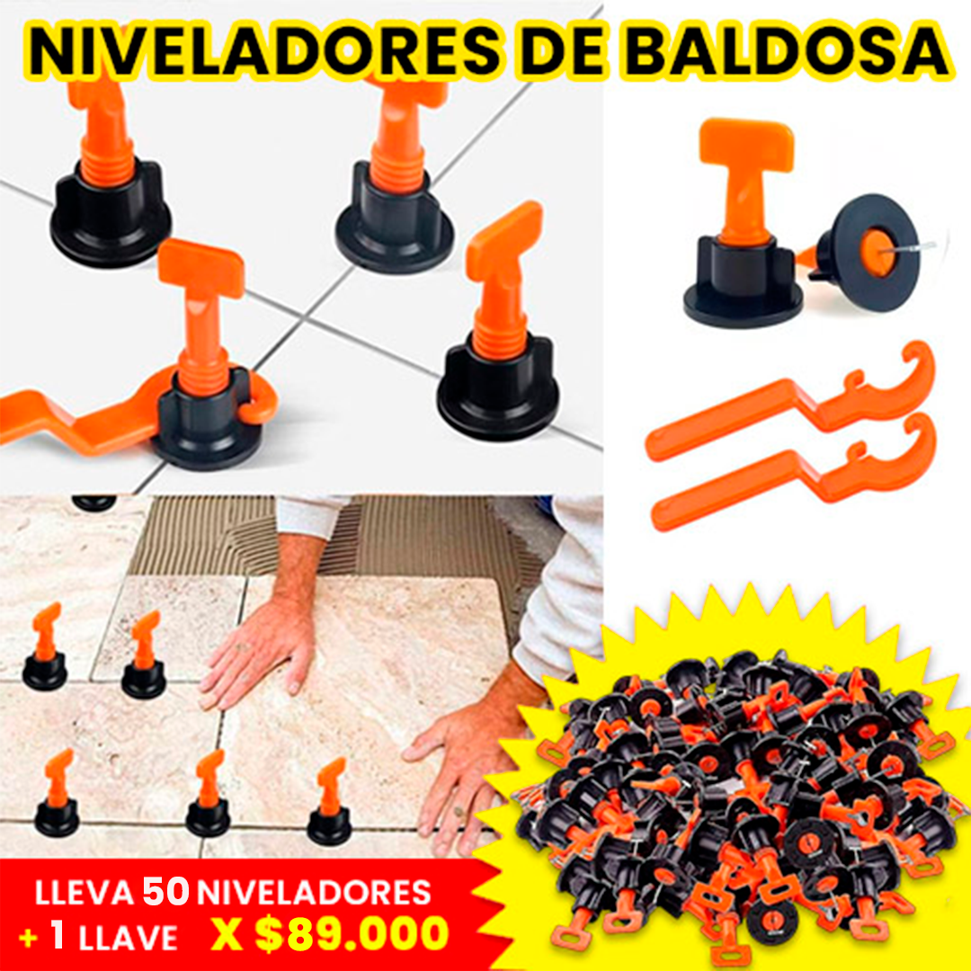 Niveladores de Baldosa PRO x50 – Acabado Perfecto sin Esfuerzo🪛⚒️