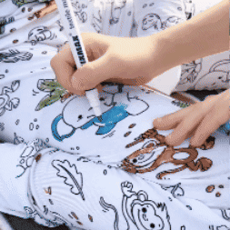 Pijama para colorear