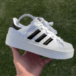 Tenis tipo adidas Superstar dama