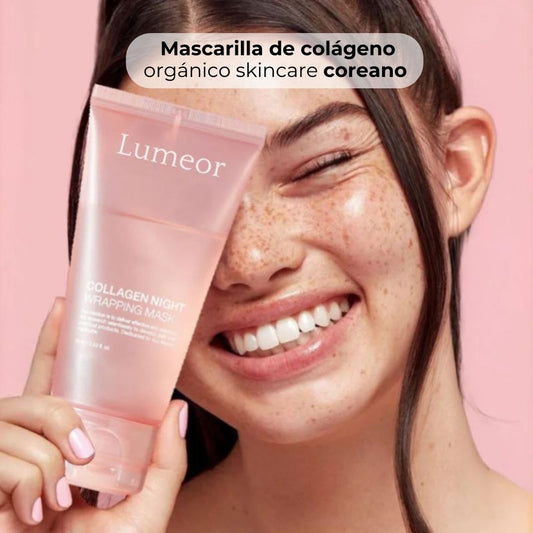 Mascarilla de colágeno orgánico skincare coreano