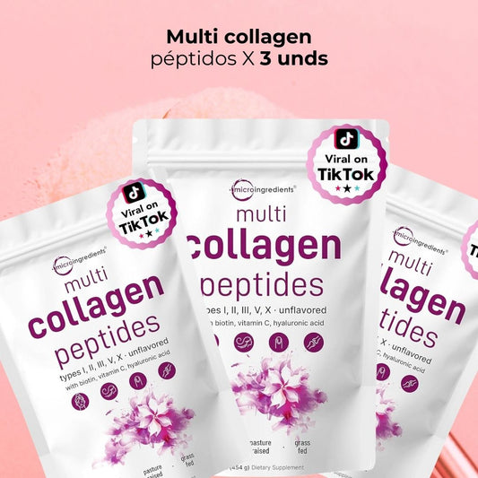 Multi collagen péptidos x 3 unds