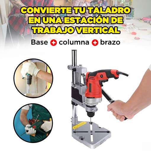 Soporte de Pedestal para Taladro – Precisión y Estabilidad Profesional en Cada Perforación🛠️