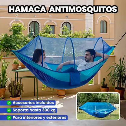 Hamaca 2 en 1 con Toldo⛰️🍃