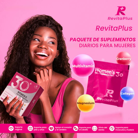 🌸 Revitaplus Multivitamin (30 sobres) — Paquete de Belleza y Bienestar Femenino ✨Tu Aliado Natural Durante la Menopausia ✨