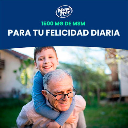 🔵Move Free MSM 1500 mg X120 CÁPSULAS con Glucosamina y Condroitina Soporte Avanzado para Articulaciones Activas 🏃‍♀️