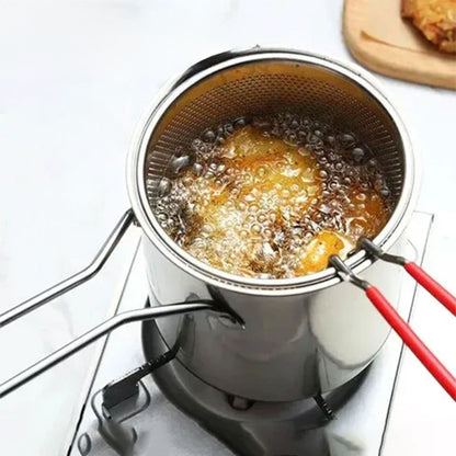 Olla Freidora de Acero Inoxidable PRO – Crocancia Perfecta sin Complicaciones🍟🍲