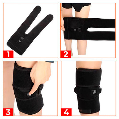 Rodillera Eléctrica PRO con Terapia de Calor – Alivio Instantáneo para Dolor y Lesiones🦵🏻🫀