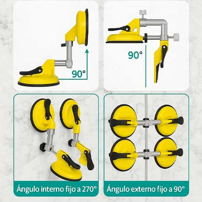 Ventosa Profesional para Baldosas y Vidrios – Fijación Segura y Precisa🪟🧰