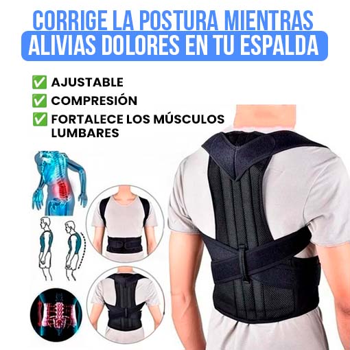 Corrector de Postura 3 en 1 – Espalda, Hombros y Cuello💯⚕️