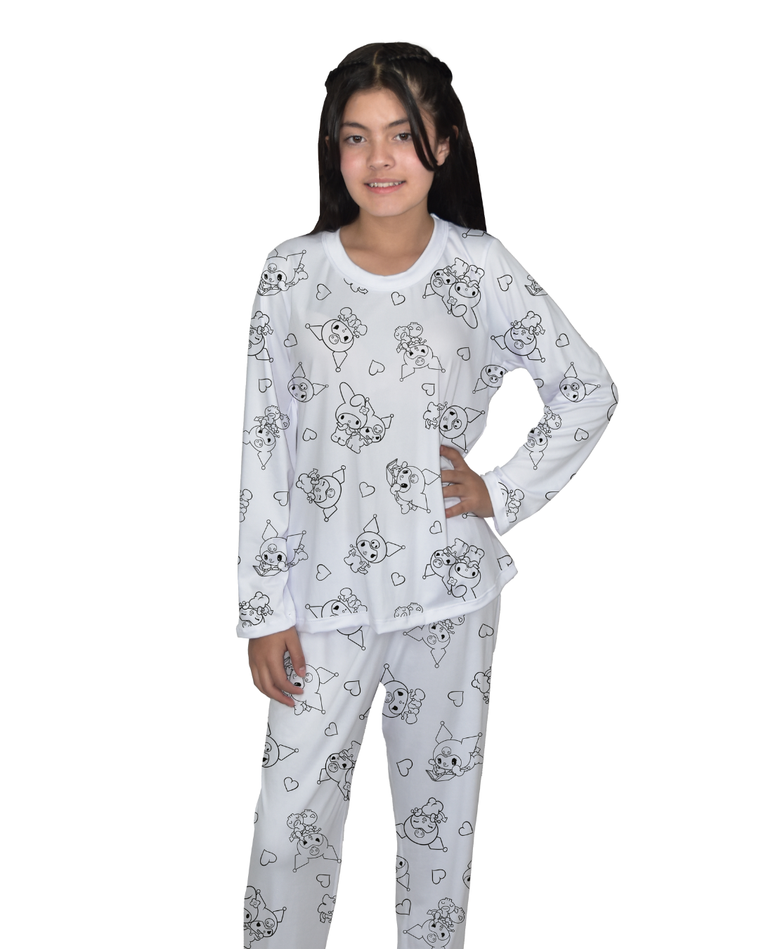 Pijama para colorear