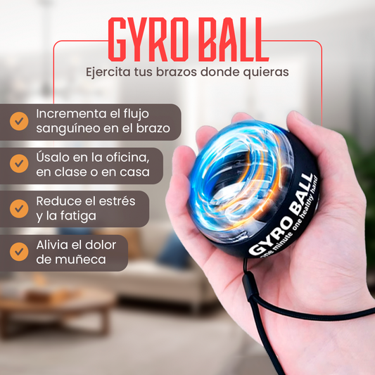 Gyro Ball – Fortalecedor de Brazos, Manos y Muñecas con Tecnología Giroscópica💪🏻